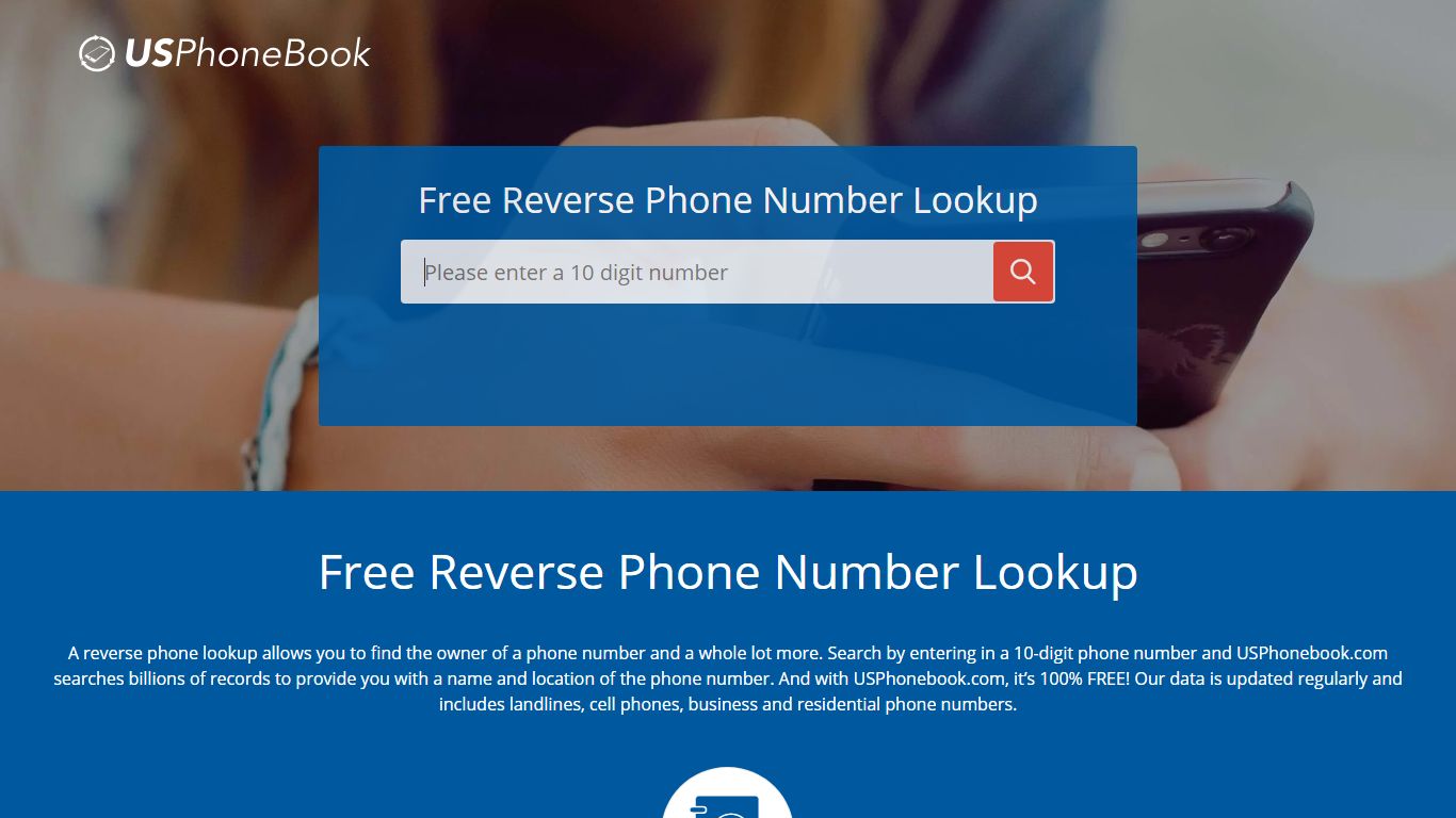 Free Reverse Phone Lookup & Search - USPhoneBook